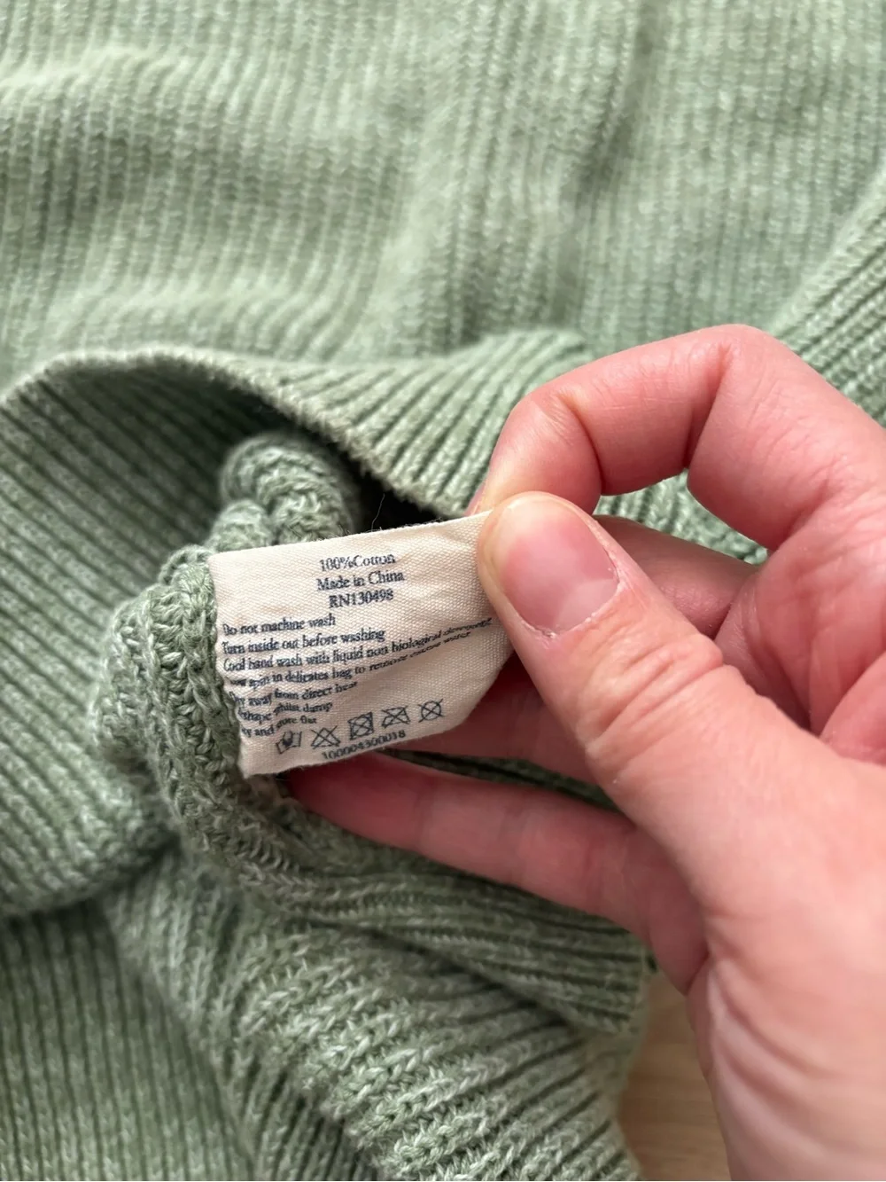 Jack Wills Cable Knitwear Green Sweater